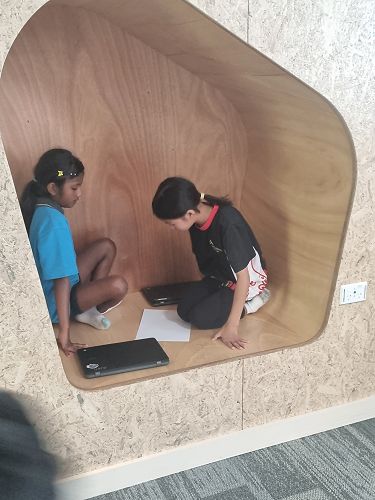 Finding a quiet nook for some pair work