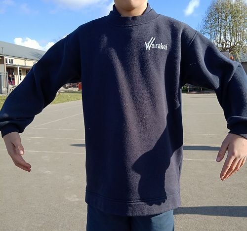 Navy sweatshirt (logo)