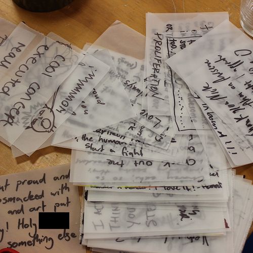 Feedback from Nick Guilford's 'Ecdysis' Exhibition