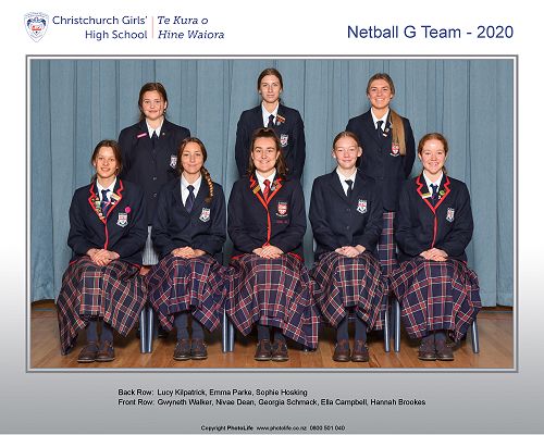 Netball G Team 2020