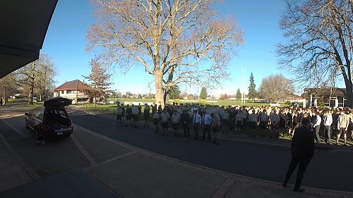 Video: The school pays tribute to Cam Elliott as he leaves St Paul’s for the final time.