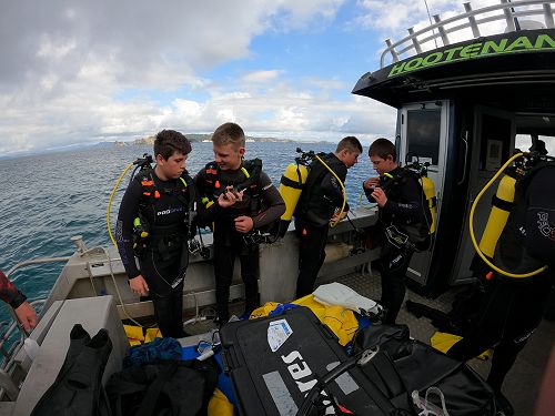 PADI open water diving course