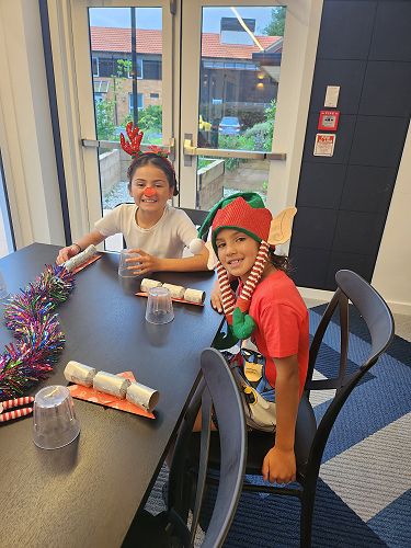 Christmas Reindeer and Elf