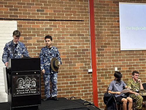 ANZAC Day ceremony 2024