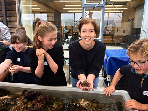 Miss B getting in on the fun 