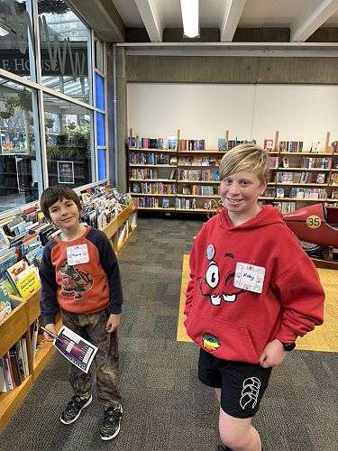 Koby and Travis - Library KIT Day