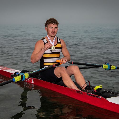 Triple gold medal champion Riley Wills