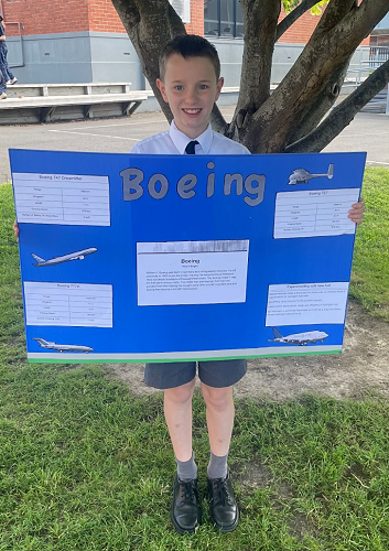 Bennett Potter’s presentation on Boeing Aircrafts