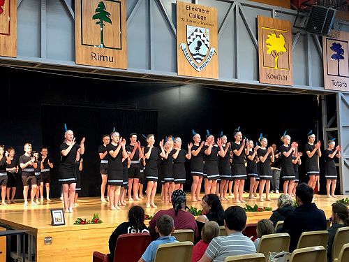 Kapa Haka performance at Ellesmere College