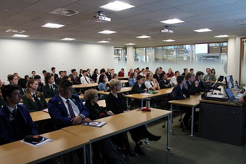 Saturday morning briefing of the teams, outlining expectations of conduct