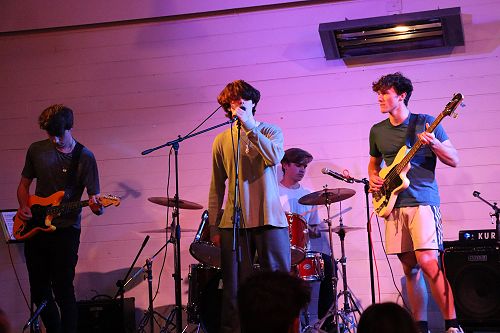 One for Two performing at Nayland (Un)Plugged