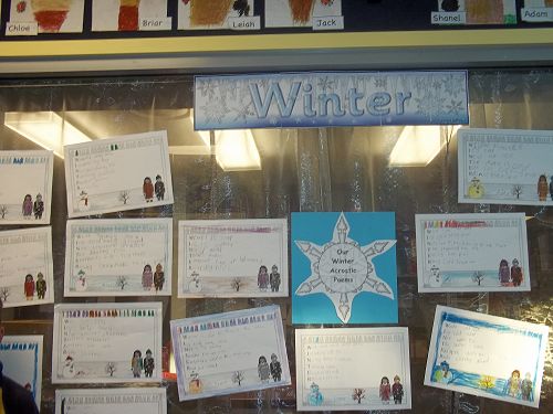 Winter Magic - Room 2's Acrostic Poems