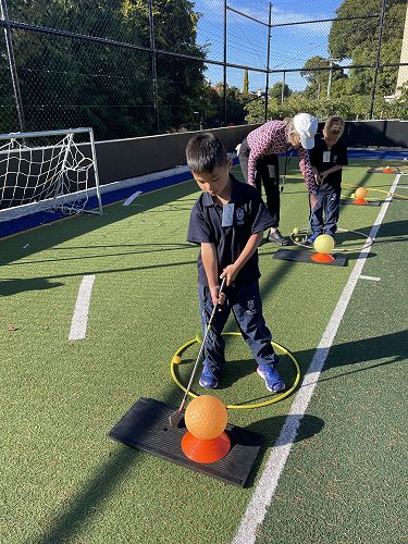 Golf lessons were so much fun