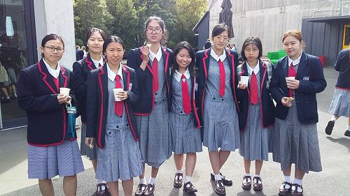 Group of International students