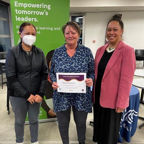 HALC
was thrilled to receive an ‘Innovative Provider’ award from ACE Aotearoa