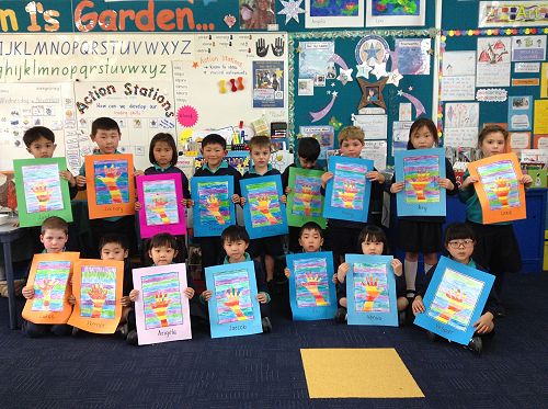 Room 1 talked about the difference between hot and cold colours.