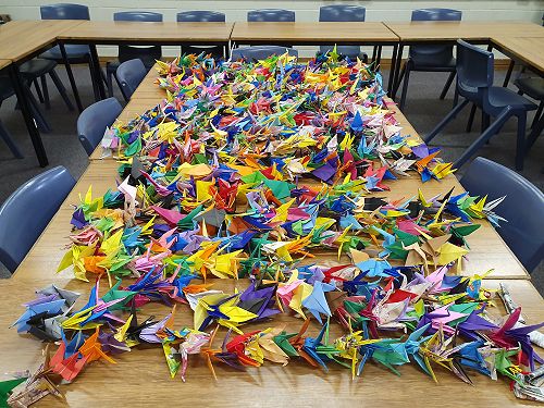 1000 Paper Cranes - Kia kaha!  