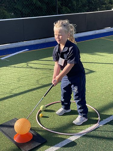 Golf lessons were so much fun