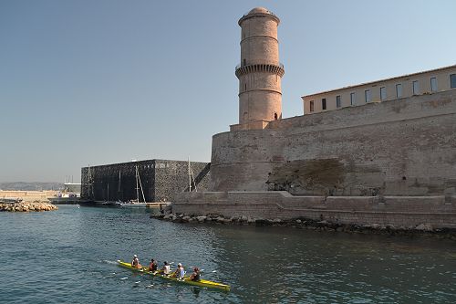 Fort Saint-Jean and the J4 building, Marseille