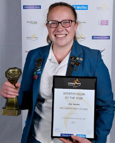 ​Zoe​ ​Smith​ ​-​ ​Student​ ​Official​ ​of​ ​the​ ​Year