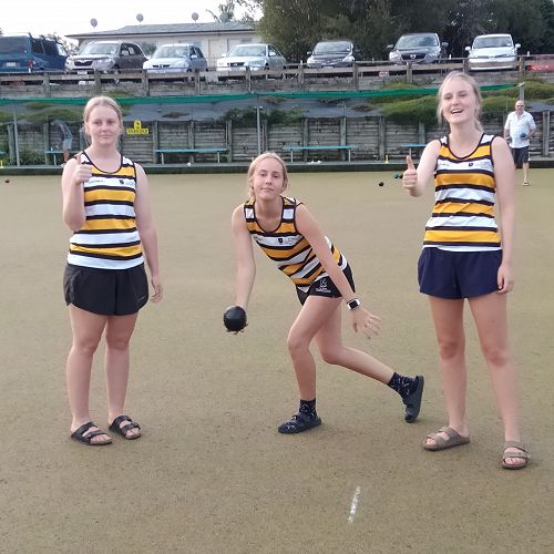 Erin Summerell (left) and Ana-Kiera McClay (centre)