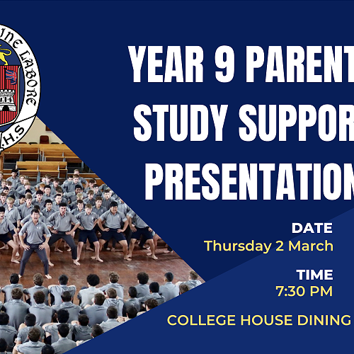 Year 9 Parents Study Support Presentation 2023
