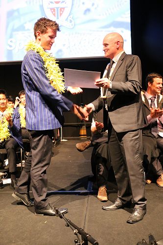O'CONNOR TROPHY FOR A STUDENT WHO ACHIEVES NATIONAL HONOURS IN HIS CHOSEN SPORTING, CULTURAL OR ACADEMIC FIELD - TOM BELL