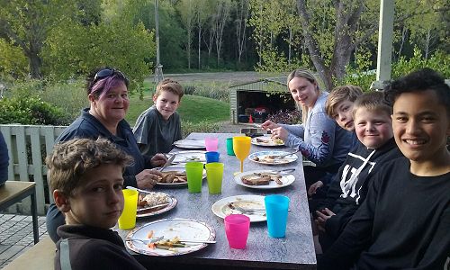 Adventures at Year 7 Camp survival. 