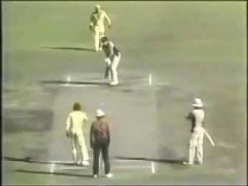 Video: Trevor Chappell underarm bowl to Brian McKechnie at MCG 1981