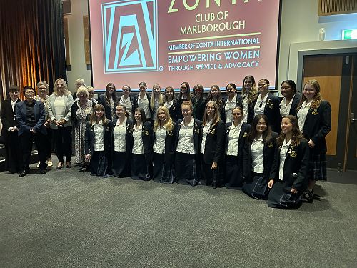 International Women's Day with MGC students.