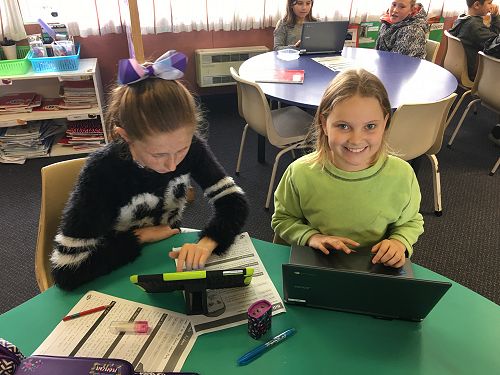 Technology supporting learning in Room 15...