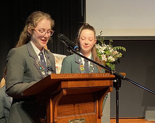 Miss Rita Close and Miss Grace Johnston (co-editors, 'Song of Wings')