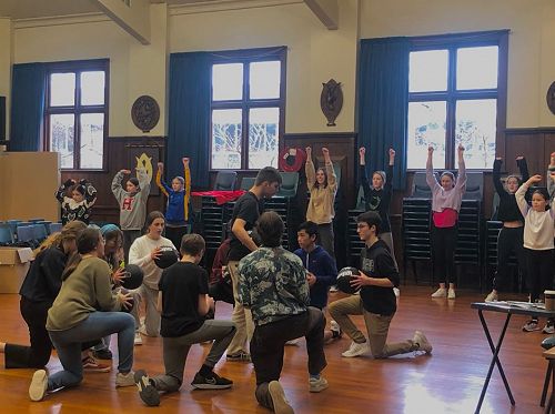 Rehearsal in progress