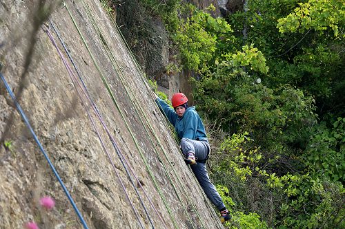 Luka - rock climbing