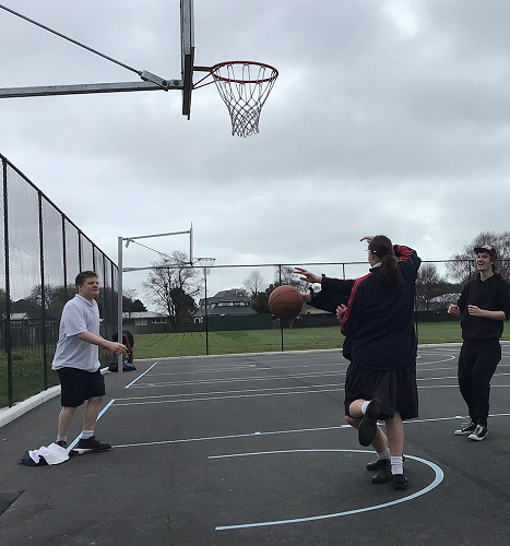 Choosing to be inclusive and have fun at lunch time.