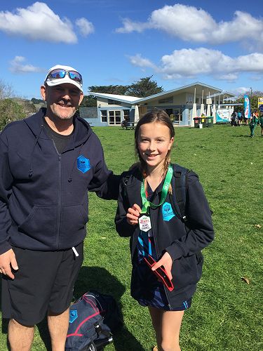 Lucy - who got the award for outstanding team mate 