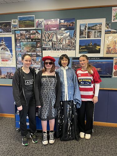 Some students from Ms Gardiner's whanau class.