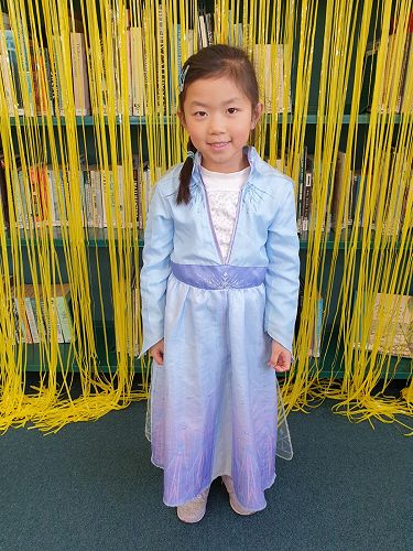 Students enjoying Fictional Character Dress Up Day