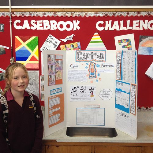 Maddie from Room 3 created her own cartoon board. Top notch work!