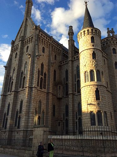 Day 15 Another view of Gaudi's Bishop's Palace.