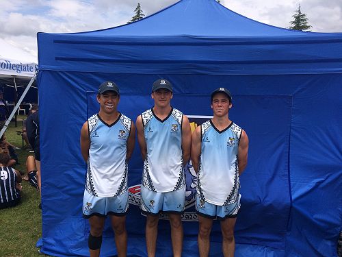 Yr 13 leavers who have left King's - Hala Moataane, Meihana Schooner and Ronan McNeill