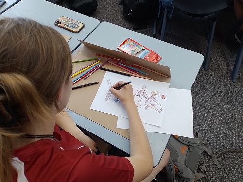 Year 9 DVC students first design task