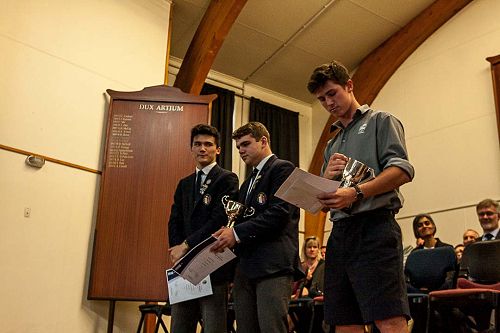 Dux Artium - Ciaran Carrol and Joe Inman; Dux Ludorum - Curtis Heaphy