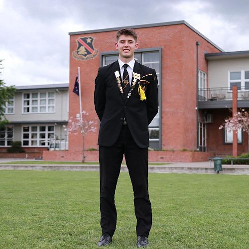 Our Head Prefect for 2022, Cayden Buitendach