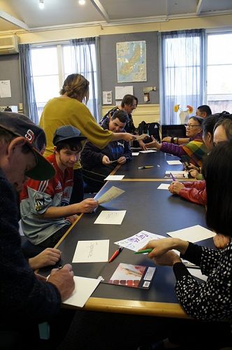 Writing in different languages