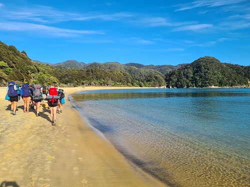 Year 13 PE and Outdoor Ed Camp - Abel Tasman National park