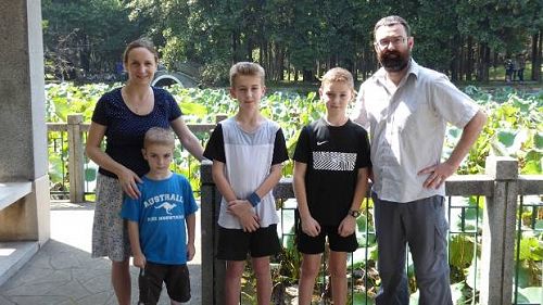 In the gardens of our university campus