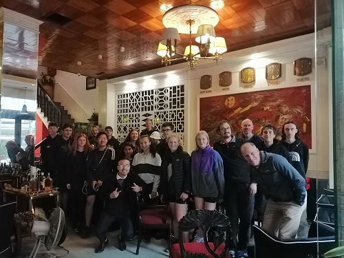 The World Challenge team featuring students and staff from Nayland College and Newlands College.