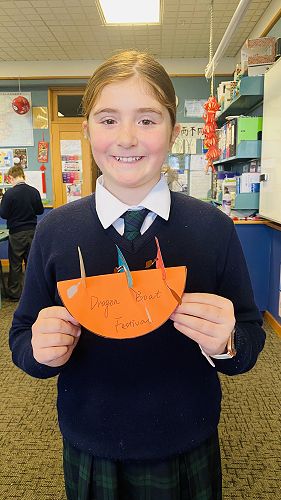 Year 5 Dragon boat craft