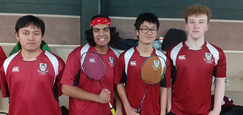 Badminton Wednesday Boys Top Team